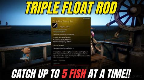 bdo triple float fishing rod|Iba pa.